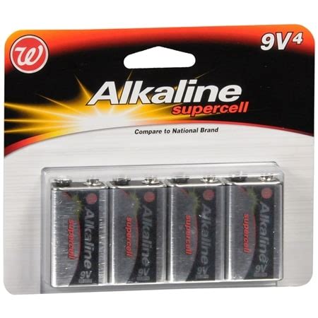 4V, 9. . 9v battery walgreens